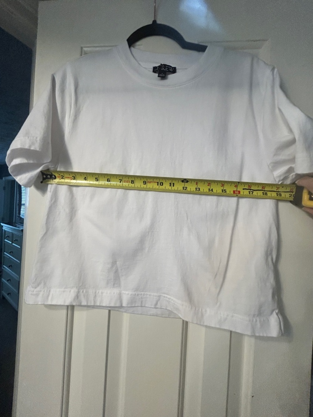 J. Crew relaxed premium-weight cropped T-shirt NWOT - Picture 8 of 9